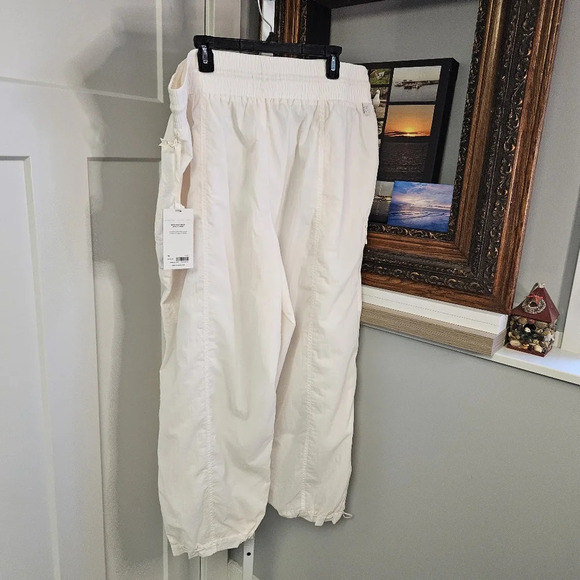 NWT Athleta Alicia Keyes cream pants - Picture 2 of 4